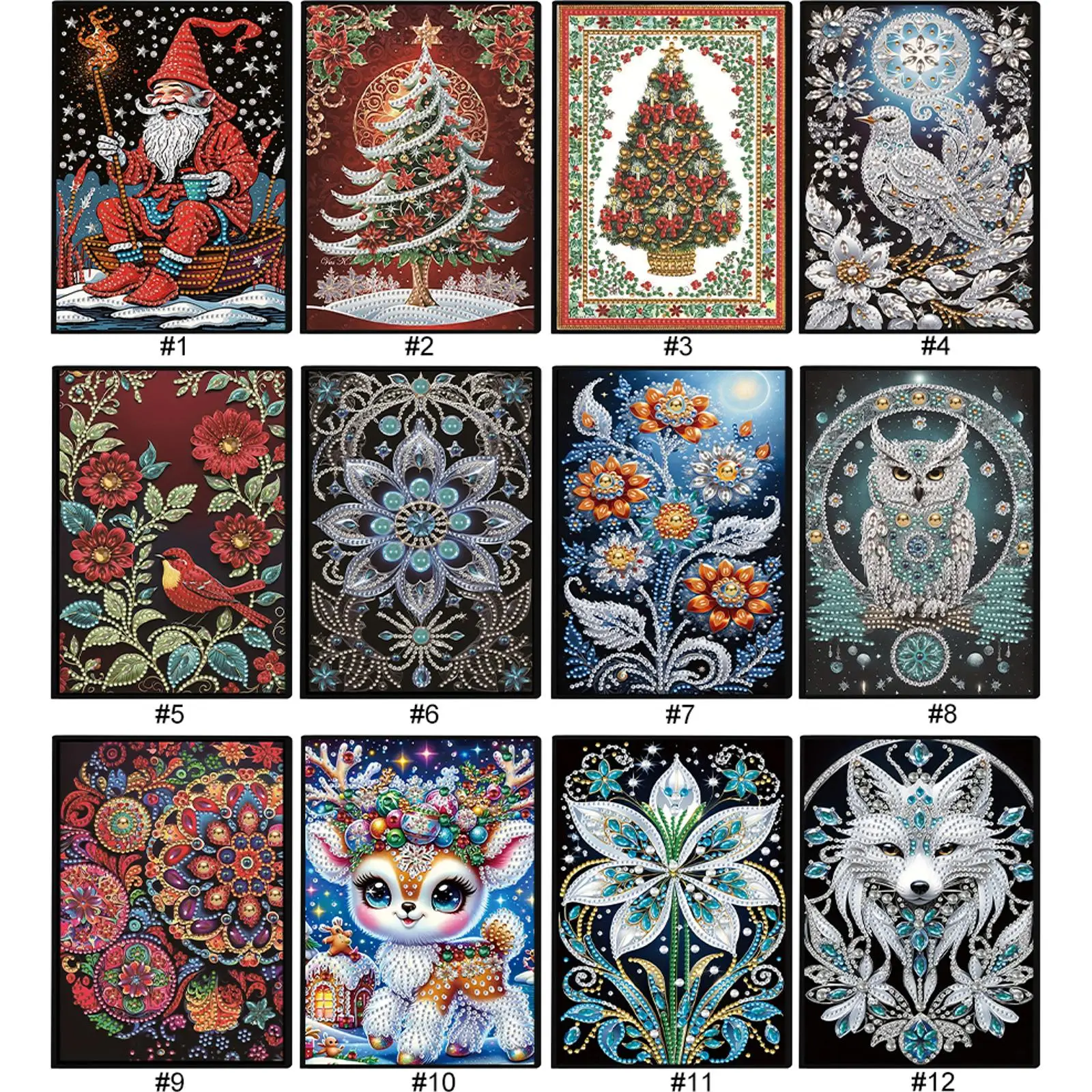 

Набор для творчества: Алмазная живопись 5D «Цветок» (создание собственного дизайна), блокнот-дневник с алмазной мозаикой, 50 страниц, хрустальный блокнот для рисования и заметок