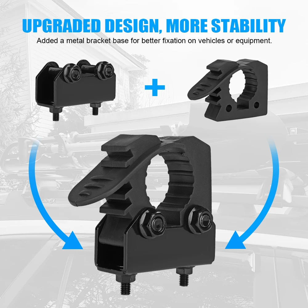 Adjustable Quick Release Clamp Molle Panel Holder Truck Bed Mounting Bracket Tool Handles for Trucks UTV ATV Offroad Pickups