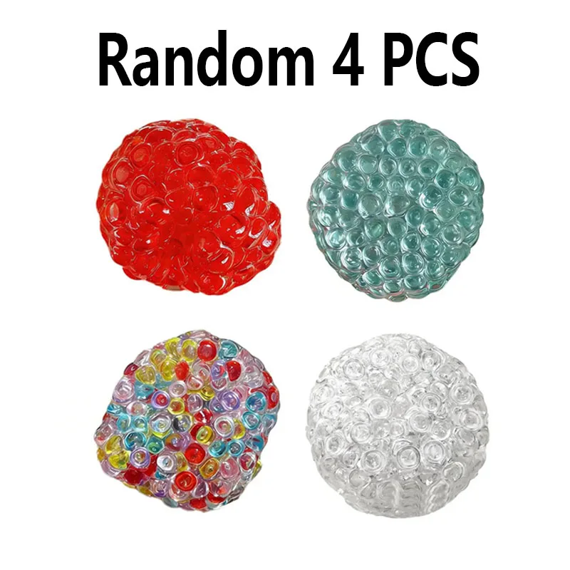 /Handmade Ball Squishy Balls Ice Beads Squeeze Toy Fidget Toys Slow Rebound Toy for Friend Anxiety Relaxation Squeeze Gift
