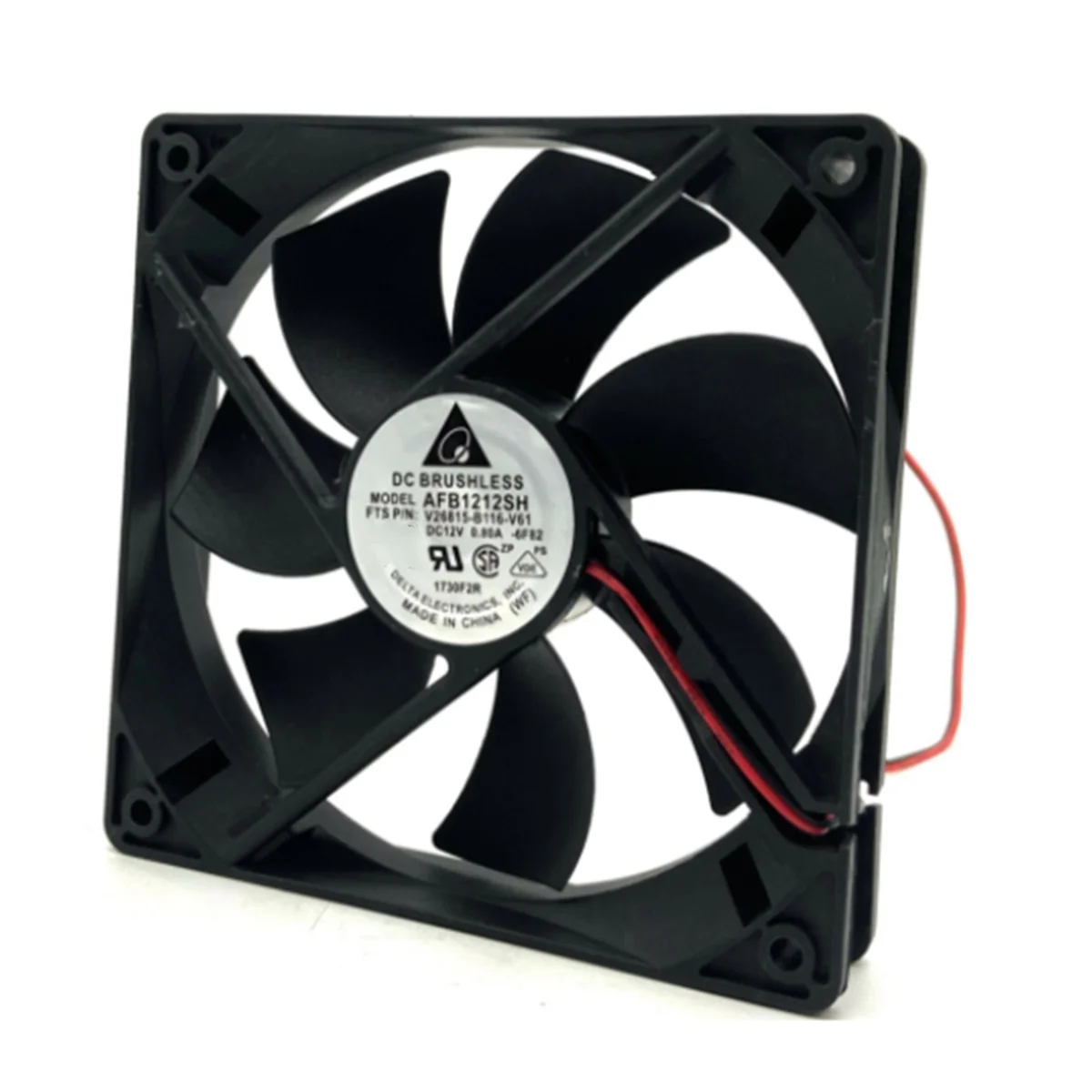 

3X Cooler Fan AFB1212SH 12025 DC 12V 0.80A Cooling Fan 120X120x25mm Double Ball Bearing 3400 Rpm 113Cfm Fan For Mining-A74Z