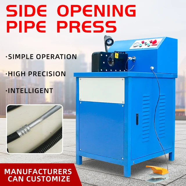 6-40mm Ac Hose Side Feed Crimper for Crimping air Conditioning Hoses Pipe Shrink Machine 12v Hose Crimper
