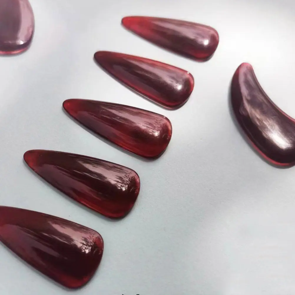 

8Pcs Guzheng Finger Picks Nano Polymer Smooth Lightweight Finger Protectors Guzheng Nail Covers Practice Musical Accessories