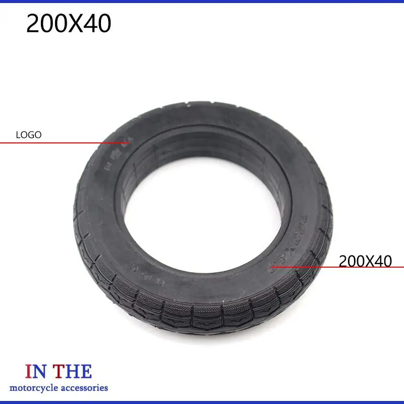 NEW 200x40 solid tire, used for replacing 200x40 tires on electric scooters such as Little Dolphin