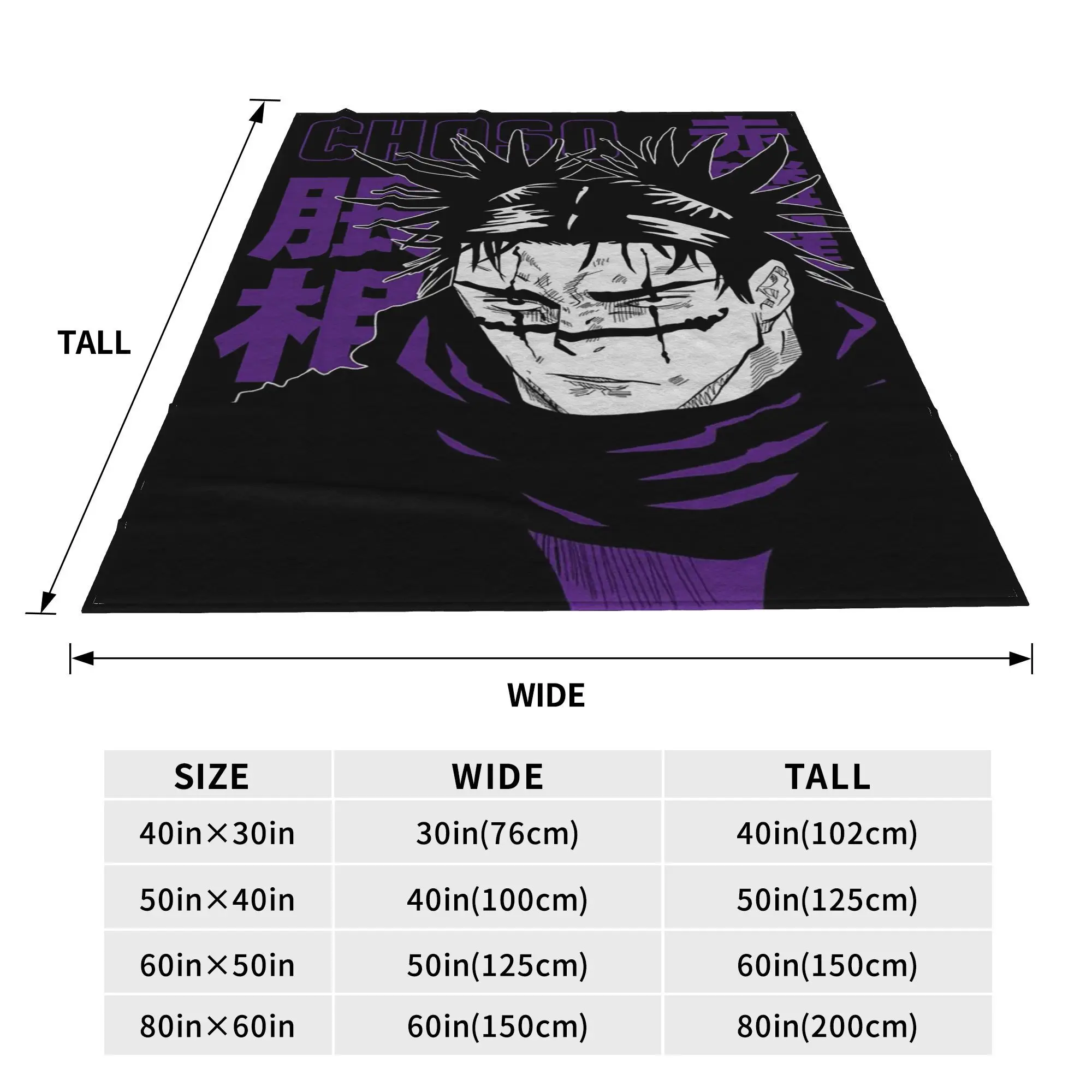 Choso JJk Manga Jujutsu Kaisen Red Blood Blankets Super Soft Flannel Sofa Throw Blanket for Couch Bedding Throws Bedspread Quilt