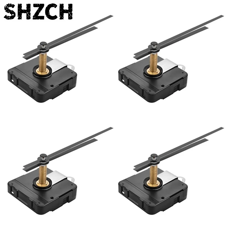 4PCS 31Mm Long Shaft DIY Clock Movement Mechanism Hands Kit Wall Quartz Clock Movement Repair Tool Parts