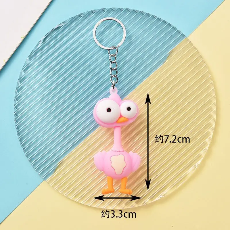 3D Jungle Animal Keychains Lion Zebra Monkey Elephant Key Chains Jungle Safari Animal Kids Birthday Party Gift Kids Toys