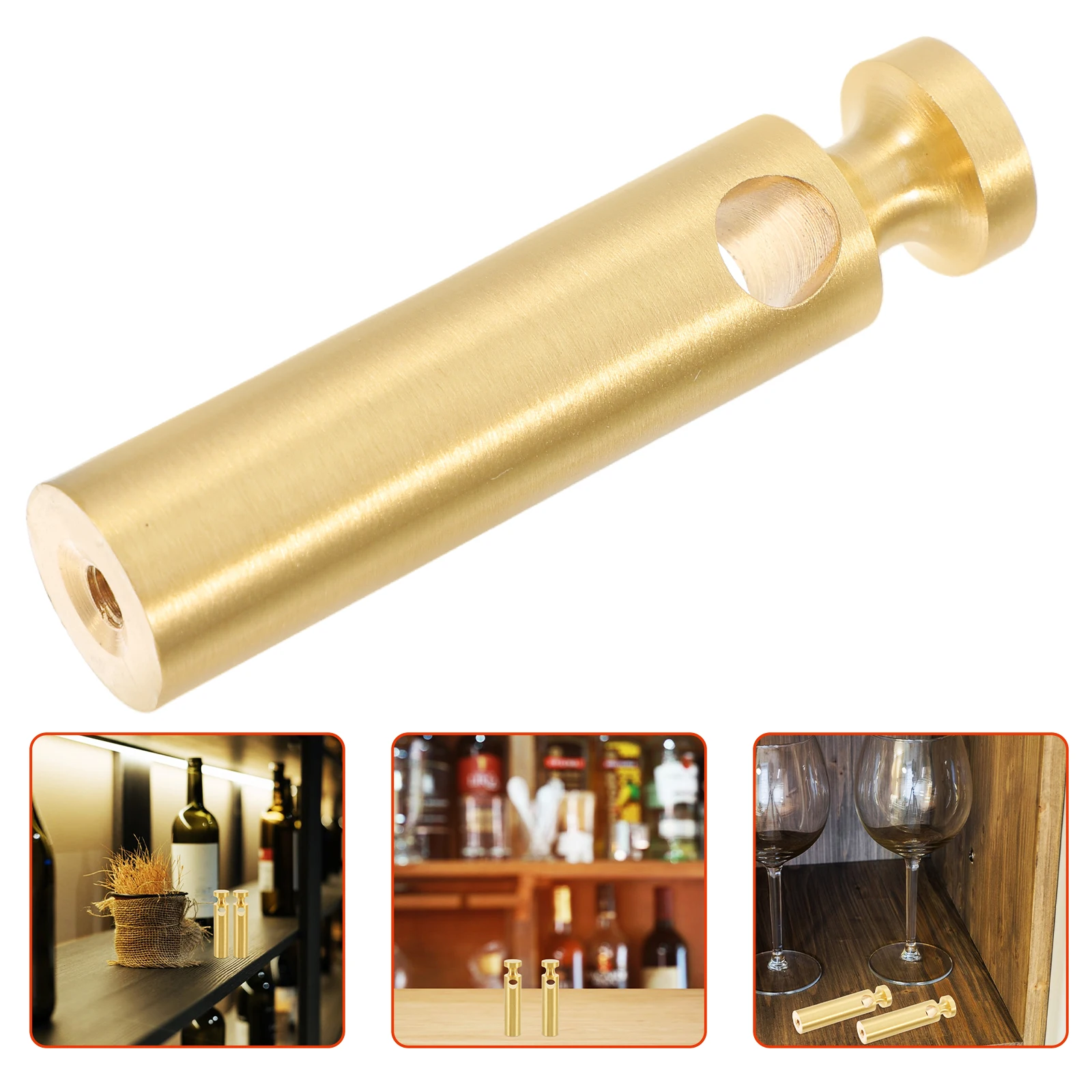 

2 Pcs Wine Cabinet Fence Accessories Guardrail Connectors Extended Handrai Handrail Component Flat Corner