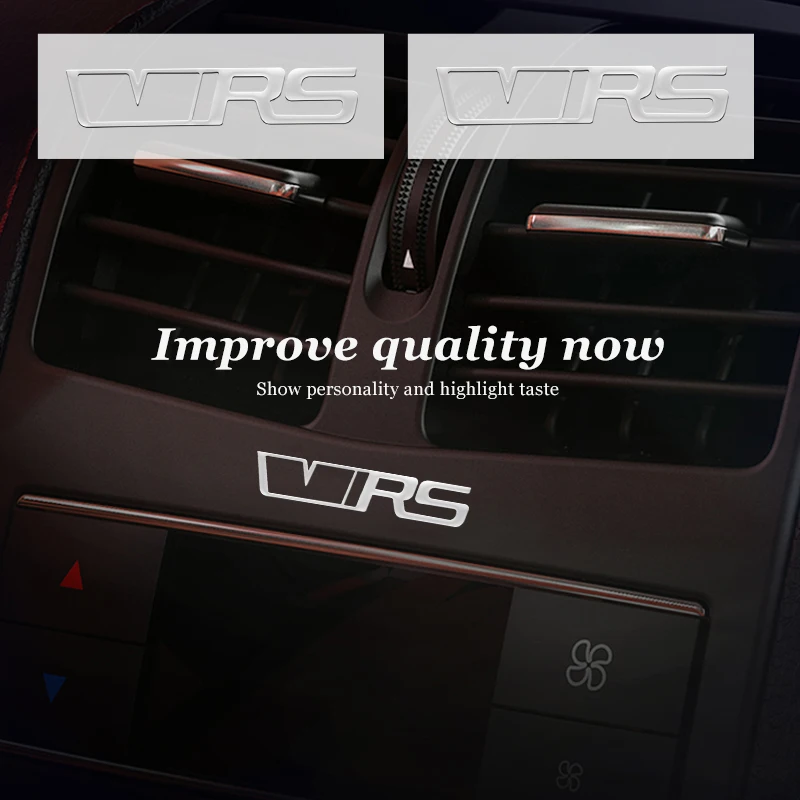 Emblème de volant en métal 3D pour voiture, autocollant de décoration pour Skoda dérivé Karoq Kamiq MK3 Fabia Rapid Favorit, 4/8 pièces
