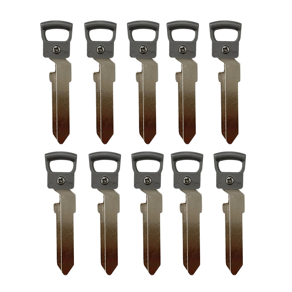 XNRKEY 10 Pcs Emergency Key Keyless Entry Uncut Blade for Suzuki E Alto Hasla 1 - Lapin Wagon R Remote Car Key