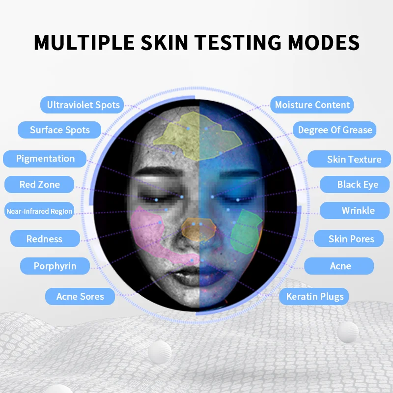 Wholesale Skin Care Moisture Facial test Machine Face Scanner 3d Skin Analyzer Magic Mirror Portable Visia Skin Analysis Machine