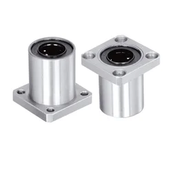 1pcs Square Flange Linear Motion Bushing Ball BearingLMK6UU 8 10 12 13 16 20 25 30 35 40UU