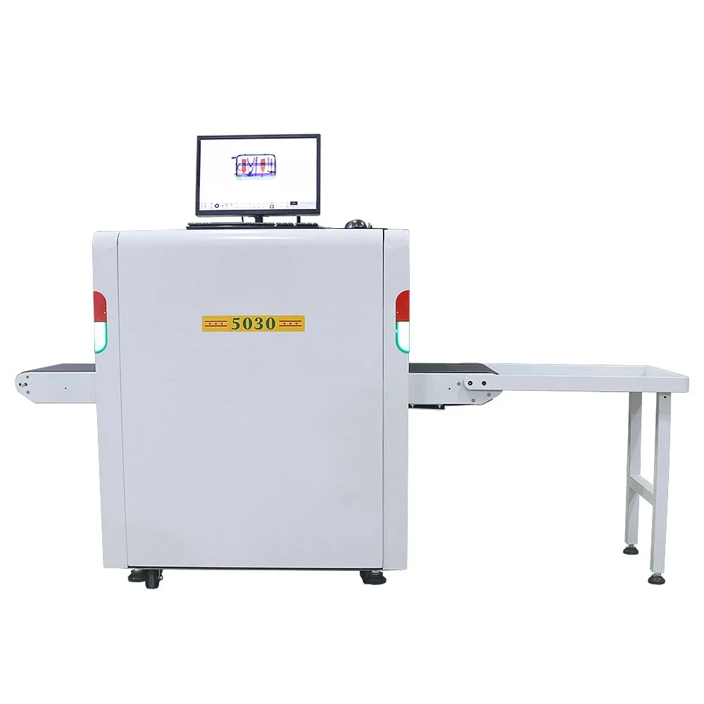 50cmX30cm Tunnel Ai Camera Smart X-ray Screening Luggage Scanner Machine For Anti Terrorists Detecting Drug And Explosive Powder