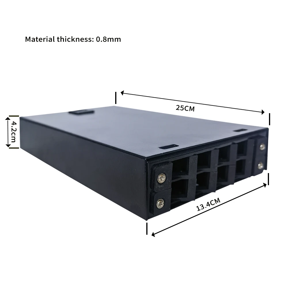 4/8 Ports Fiber Terminal Box with SC LC 4/8 ports Fiber Optical Patch Panel （Flange and pigtail are not included）