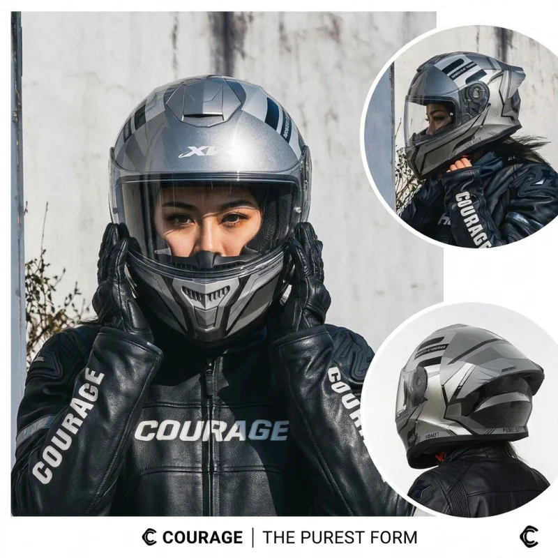 2026 Personalized Motorcycle Full Face Helmet Men Women Dual Lens Visor Modular Flip Up Motorbike Safety Helmet Casco Moto