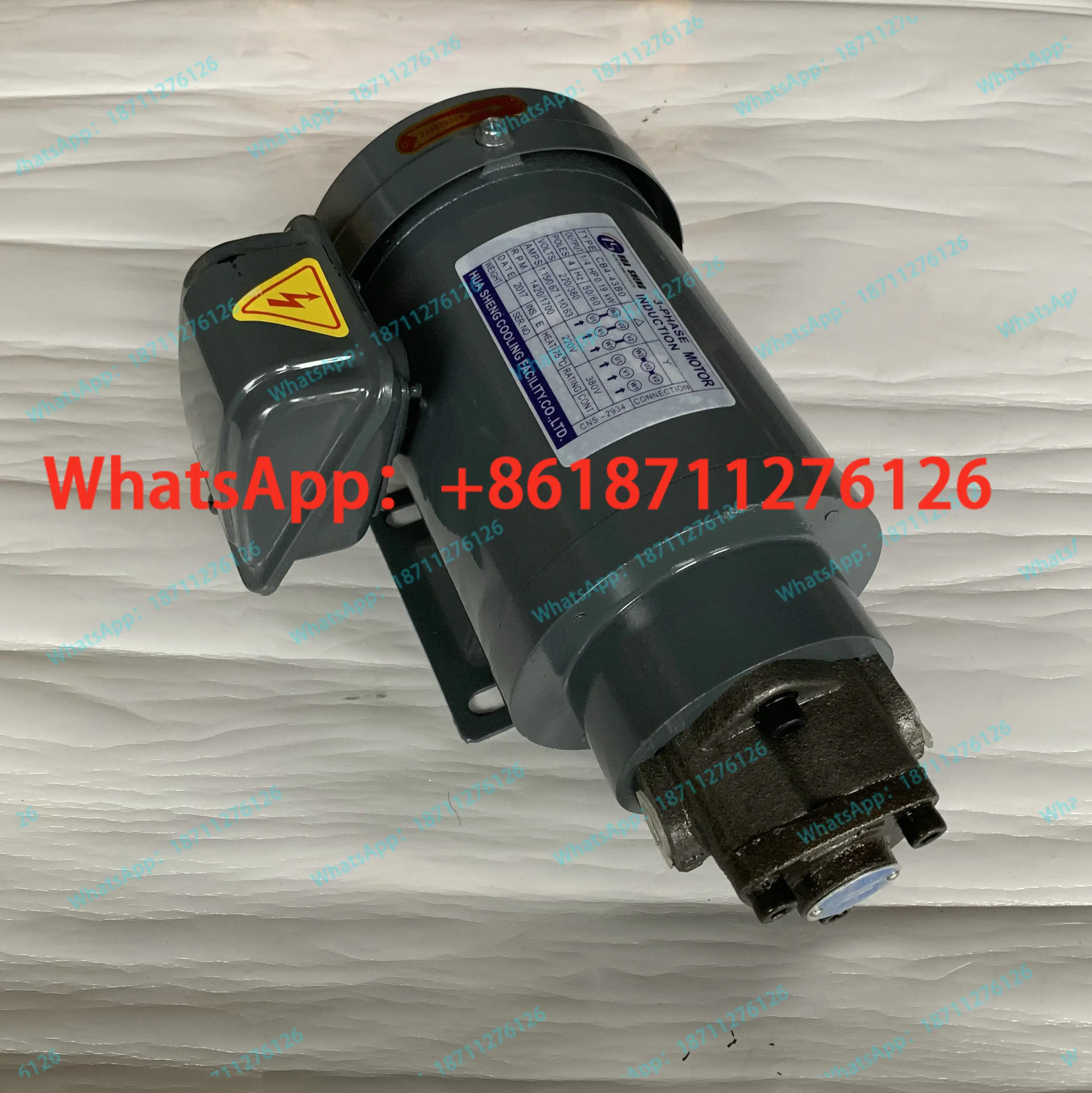 Machine tool lubricating oil pump triangular cycloid pump 220/380V oil pump motor TOP-12A + 1/4 quality assurance