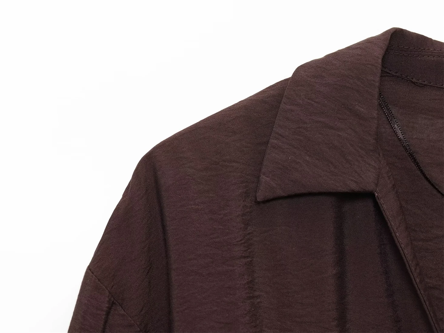 Damen-Bluse mit langen Ärmeln, lässig, modisch, einfarbig, Herbststil mit Schleifendetail, Neu eingetroffen