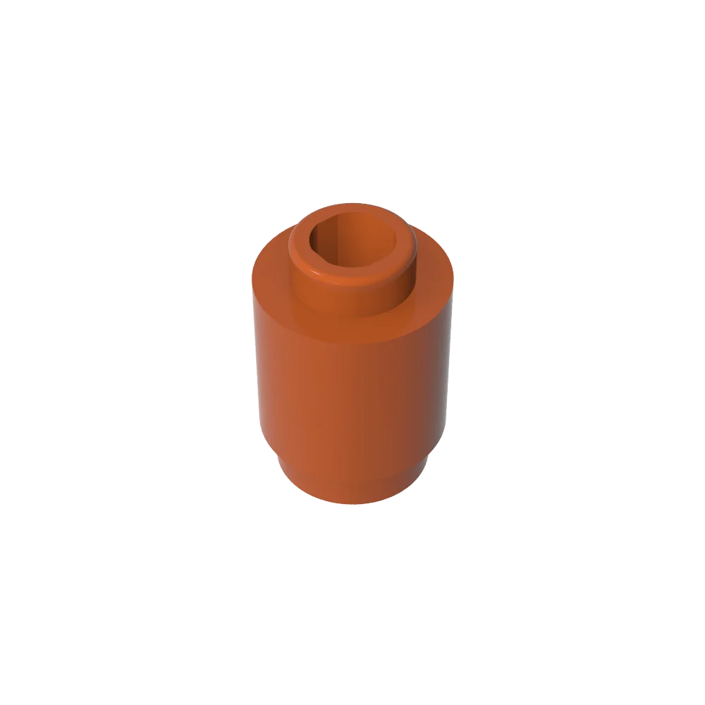 Gobricks GDS-605 RUNDER STEIN 1X1 kompatibel mit Lego 3062 30068 35390 pädagogischen Bausteinen, technisch
