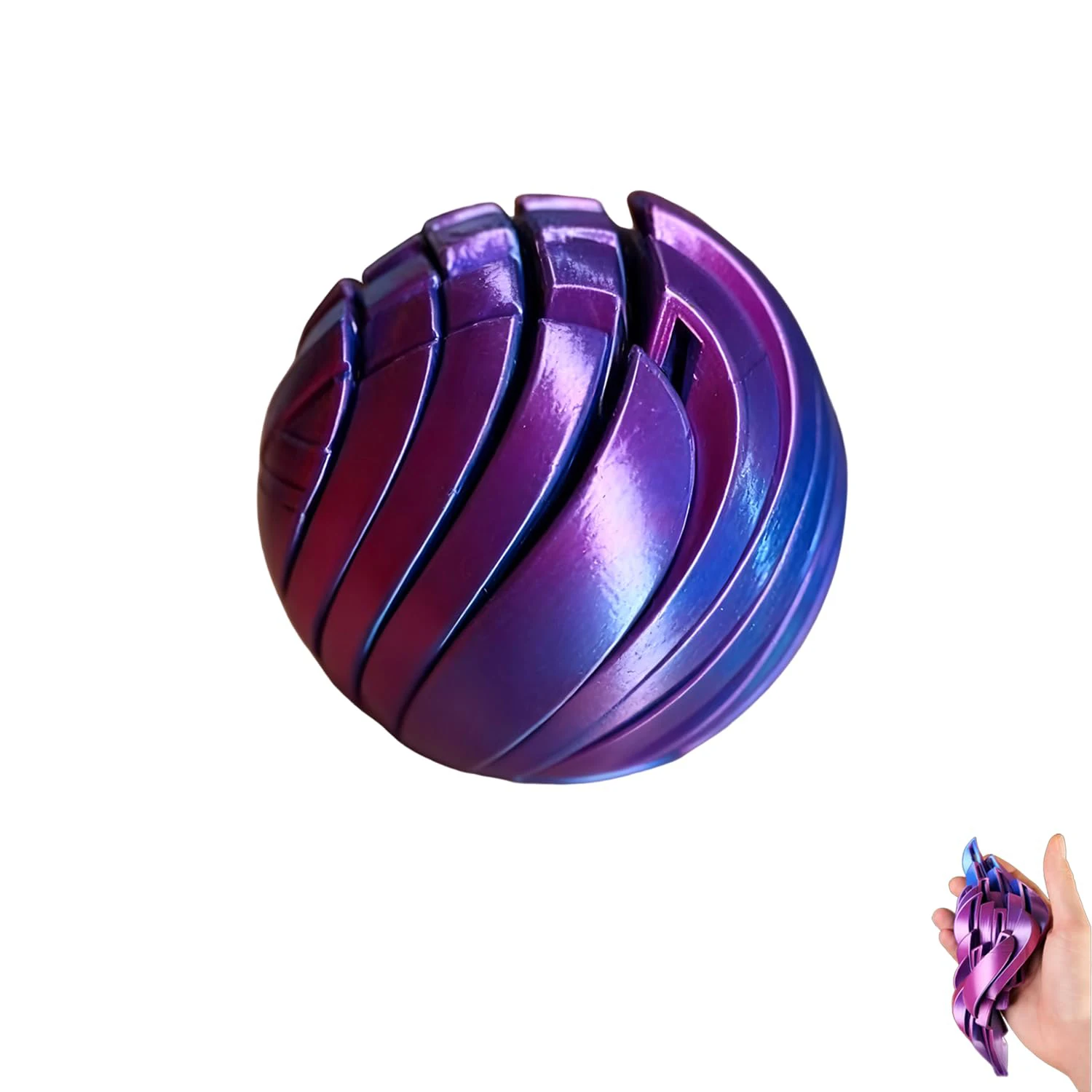 الإبداعية دوامة الفن الكرة ديكور المنزل زخرفة، التدرج 3D طباعة سطح المكتب الديكور المجال #6