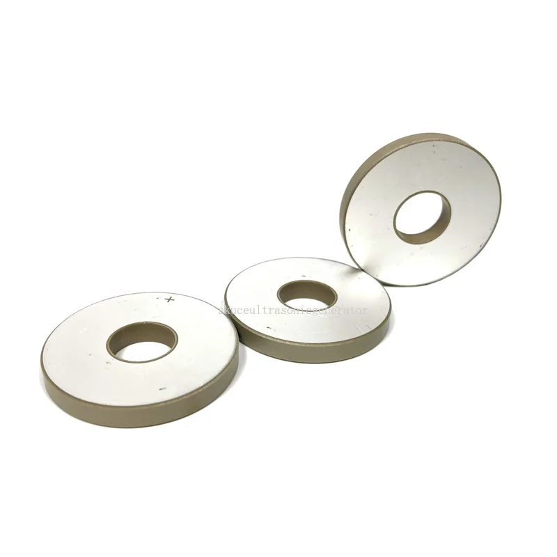 Piezoelectric Ceramic Ring  Material For Ultrasonic Welding Transducer Element 50mm Diameter