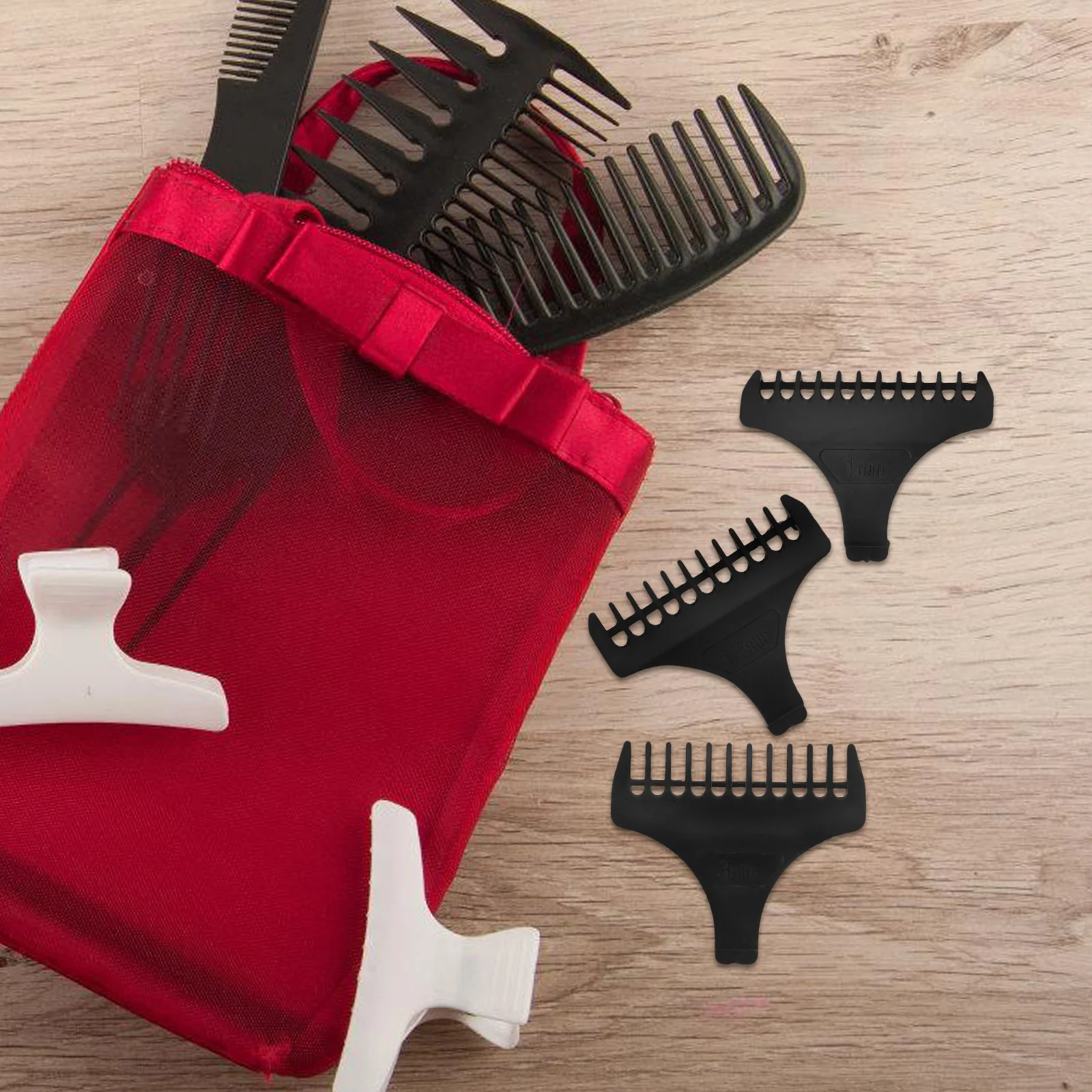 

Clipper Limit Comb Durable Guards for Men Haircut Trimmer Attachments Universal Barber Accessories Replacement
