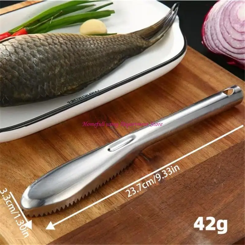 Sturdy Fish Scale Remover Ergonomic Grip Portable Portable For Professional Cooks