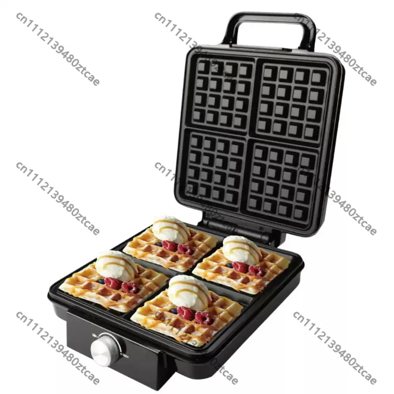 4‑Slice Waffle Maker,High Power Home Breakfast Machine,Sandwich Press,Electric Griddle,Kitchen Light Food Grill