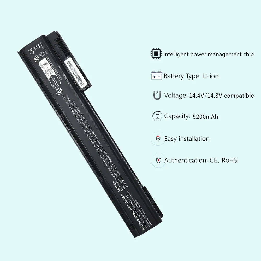 Laptop Battery For HP ZBOOK 15 17 G1 G2 AR08 AR08XL HSTNN-IB4H HSTNN-IB4I 708456-001 707614-141 707615-141
