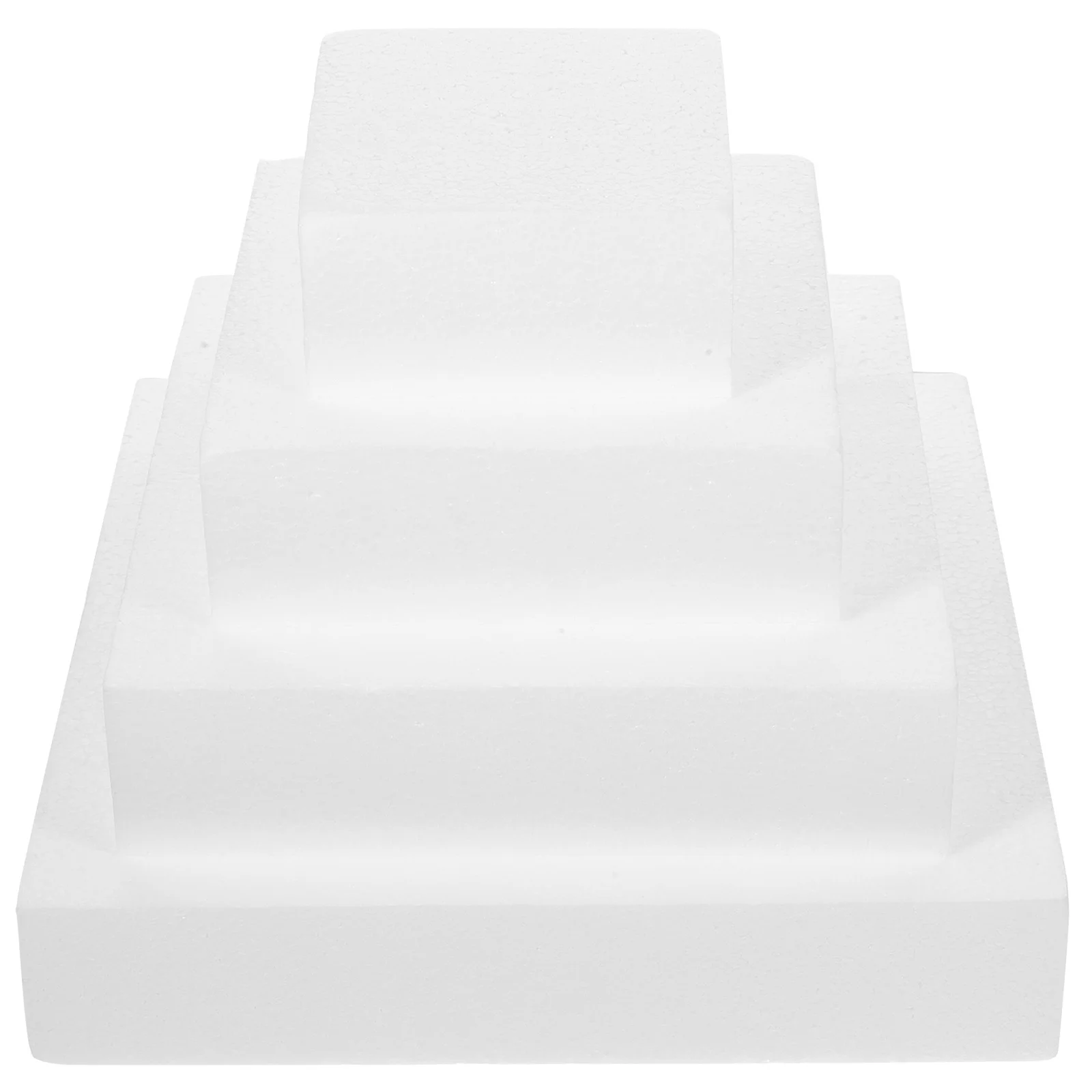 

4 Pcs Foam Cake Mold Baking Models Toys Dummies White Stand Foams DIY Fake Tools