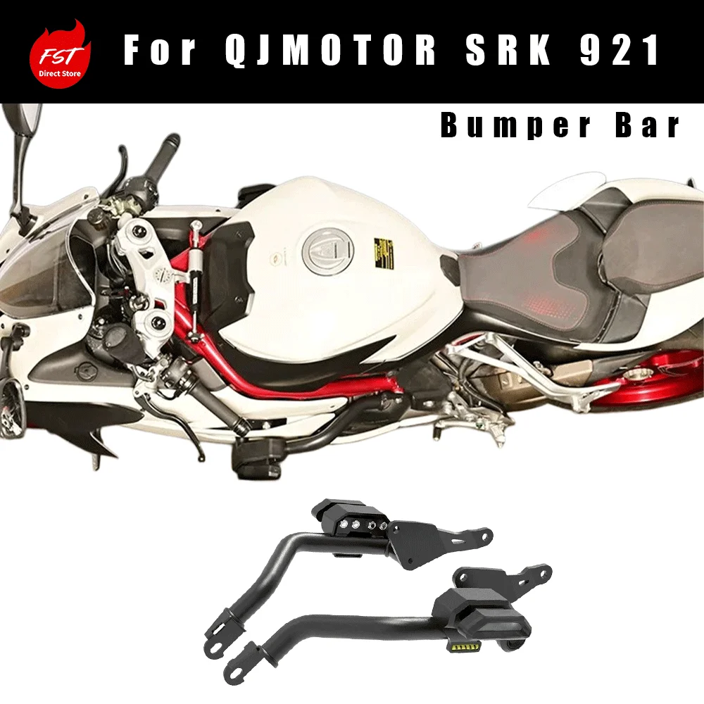 

Racing Crash Bar, Frame Sliders Bumper Mod Parts for QJMOTOR SRK 921 Motorcycle