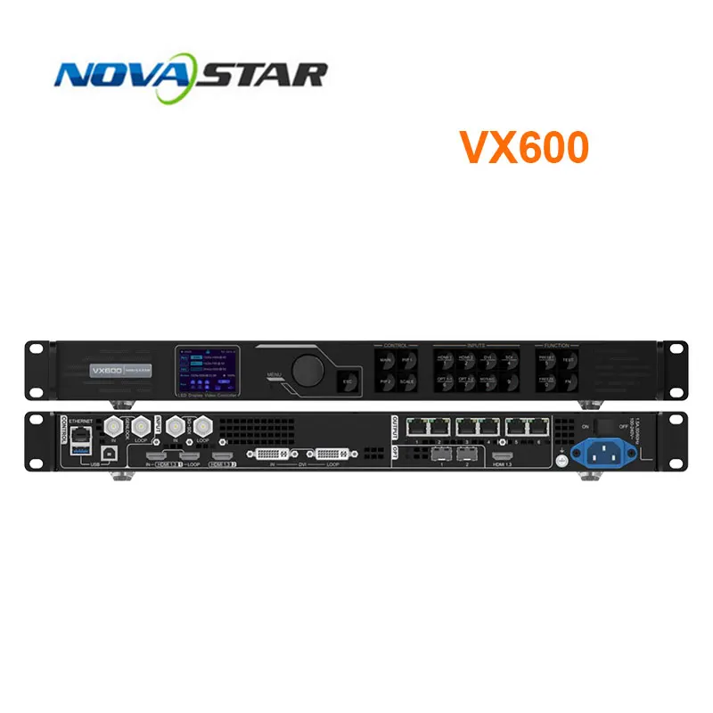 Novastar VX400 VX600 VX1000 Универсальный светодиодный процессор Светодиодный видеоконтроллер Поддержка летного корпуса Обновленная версия VX4S VX6S