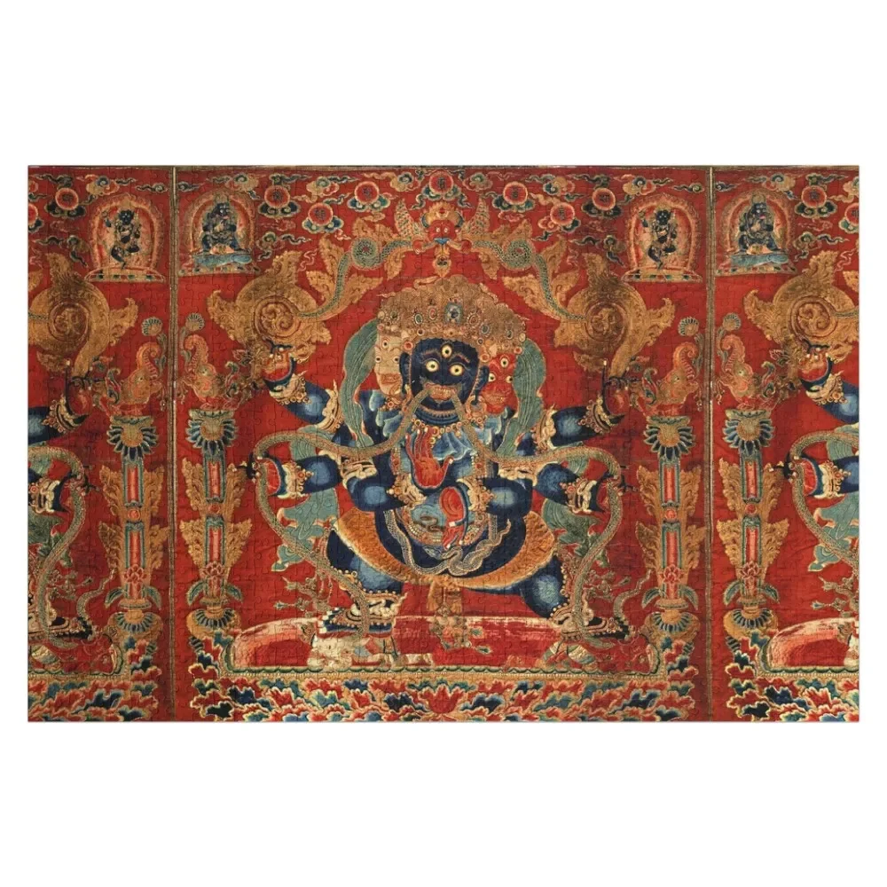 Mandala 90 Vajrapani Bodhisattva Buddhist Deity Mahachakra Jigsaw Puzzle Customized Picture Wooden Decor Paintings Puzzle