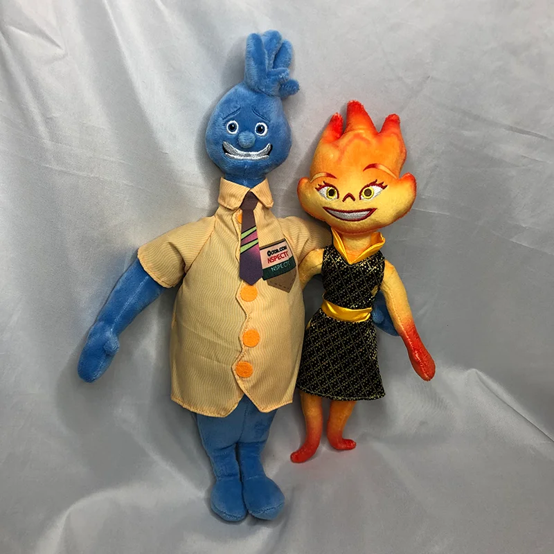

Anime characters crazy element dolls Elemental Apo and Furnace Flame plush toys Water fire dolls Christmas souvenirs