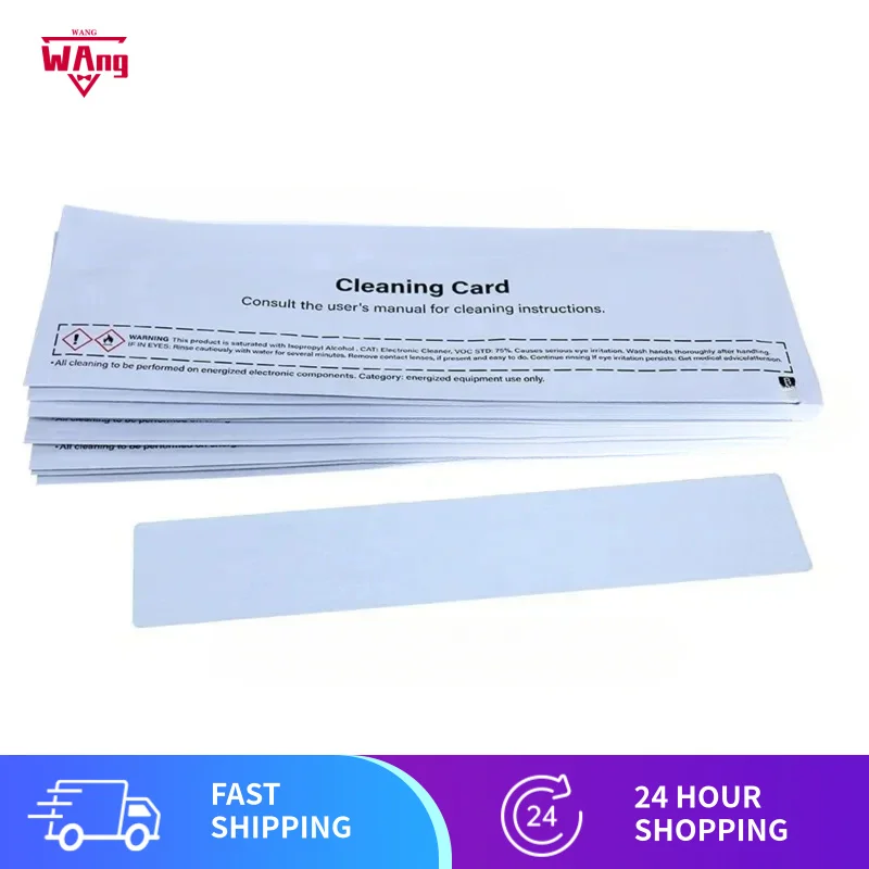 2Pcs NEW ComPatible FOR Fargo 82133 DTC400 HDP600 Cleaning Cards