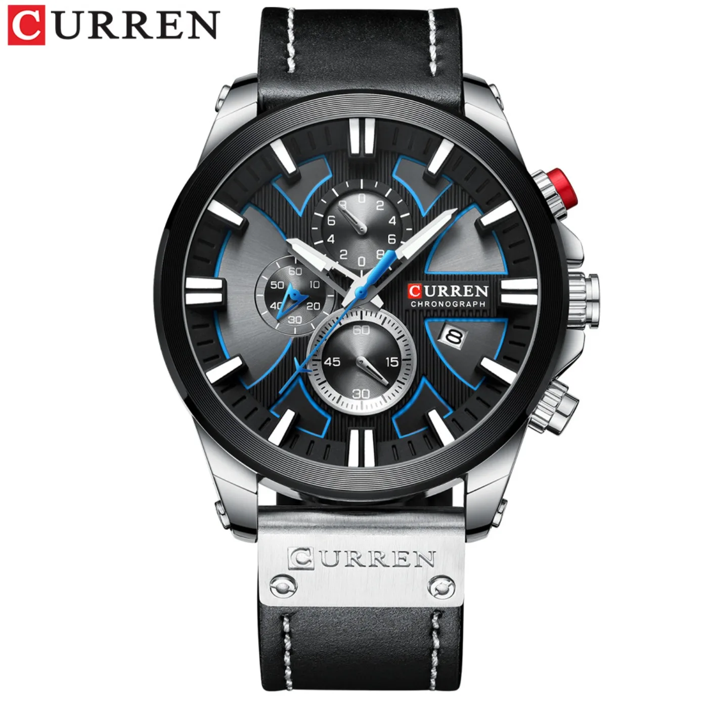 New CURREN Men Watches Fashion Quartz Wrist Watches Men's Military Waterproof Sports Watch Male Date Clock Relogio Masculino view 4