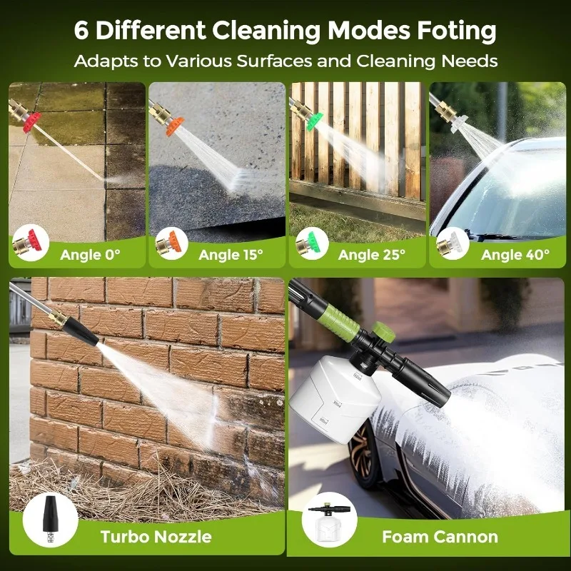 غسالة الضغط الكهربائية - غسالة طاقة 4000 رطل لكل بوصة مربعة 2.8 جيجا في الدقيقة مع خرطوم سلك بطول 35 قدمًا و26 قدمًا، تتضمن غسالات الضغط العالي 5 فوهات