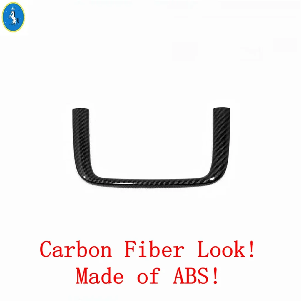 

Carbon Fiber Look Dashboard Air AC / Gear Shift Panel Cover Trim For Toyota Highlander / KLUGER 2014 - 2019 Interior Accessories