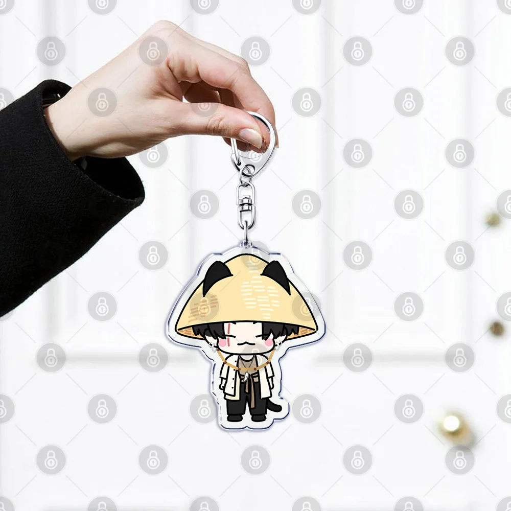 Cute Kpop Cartoon Character Keychains Keyring for Accessories Bag Pendant Key Jewelry Fans Gifts