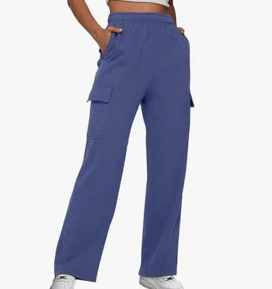 2025 autumn and winter new work pants solid color high waist slimming design sense pocket straight leg wide leg women's pants