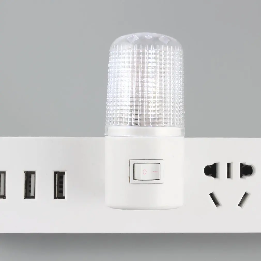 1 pz LED Night Light lampada di emergenza lampada da parete a LED EU US Night Light per soggiorno bambini camera da letto comodino armadio corridoio