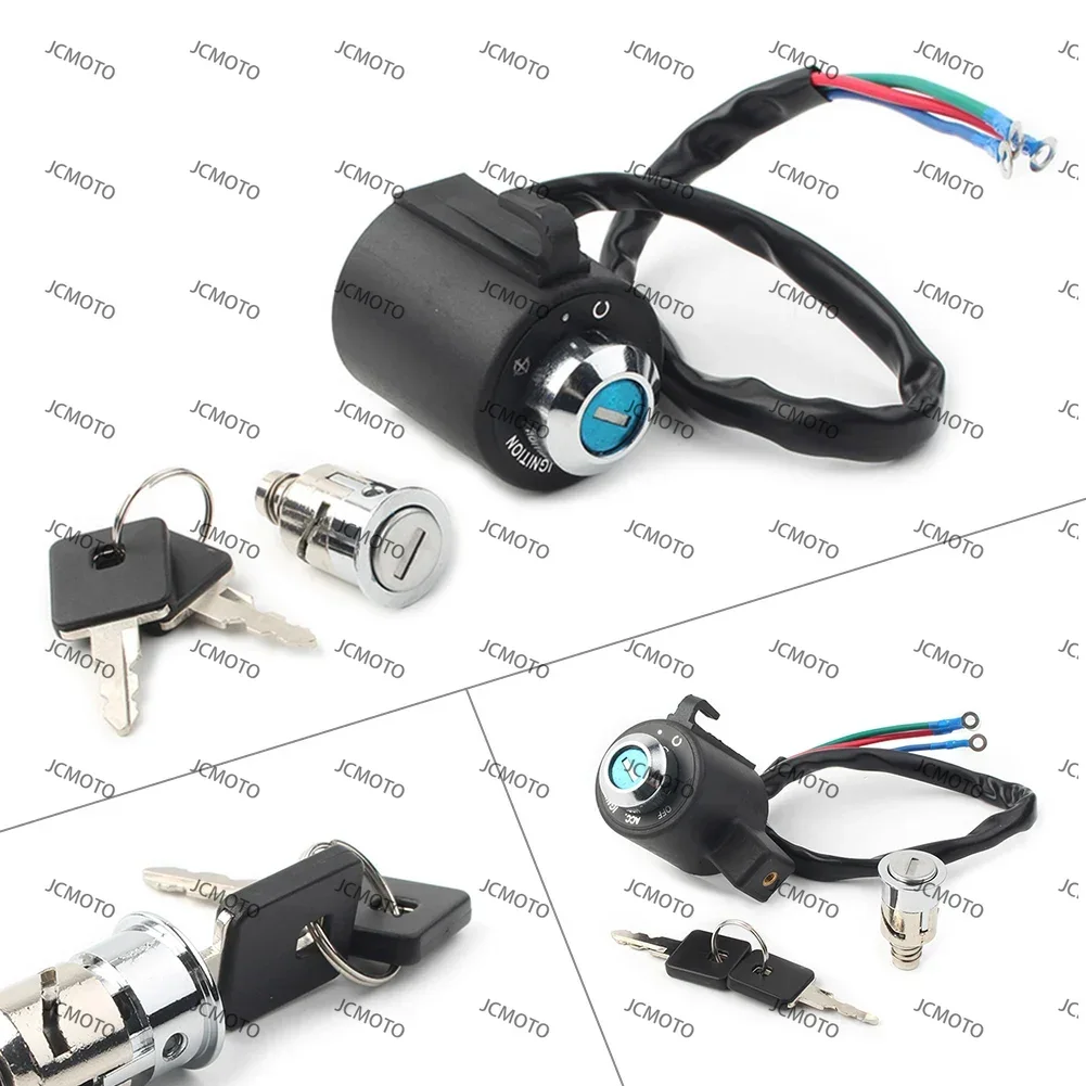 For Harley Sportster 883 XL 883 1995 1996 1997 1998 1999 2000 2001 2002 2003 Aluminum Motorcycle Ignition Switch Lock Key Set