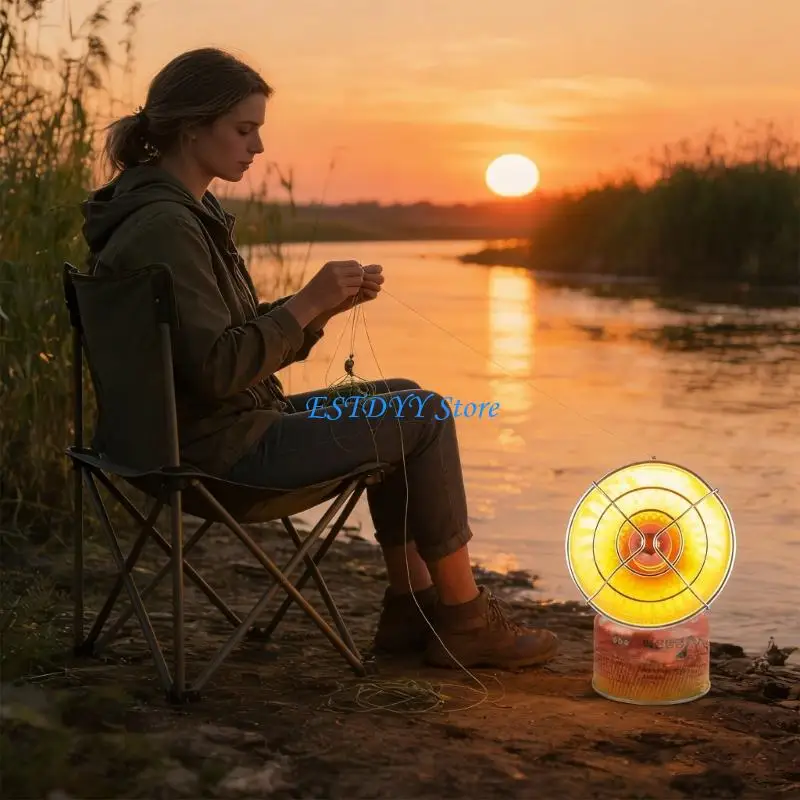 G6DE Transportable Gas Outdoor Stove with Efficient Heating Fast Stretch and Security for Outdoor Fishing Tasks