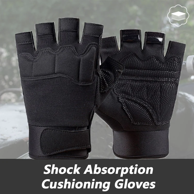 Halbfinger-Anti-Rutsch-Handschuhe, fortschrittliche Handschuhe, geeignet für Radfahren, Wandern, Training, Outdoor-Sportarten.