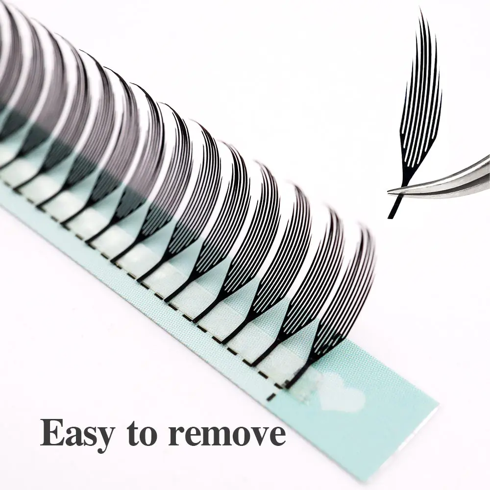 CMICC Nowe Rzęsy Komiksowe Spire, Pojedyncze Naturalne Kaszmirowe Rzęsy Manga, Super Miękkie Rzęsy w Kształcie Piór, Rzęsy Pteris