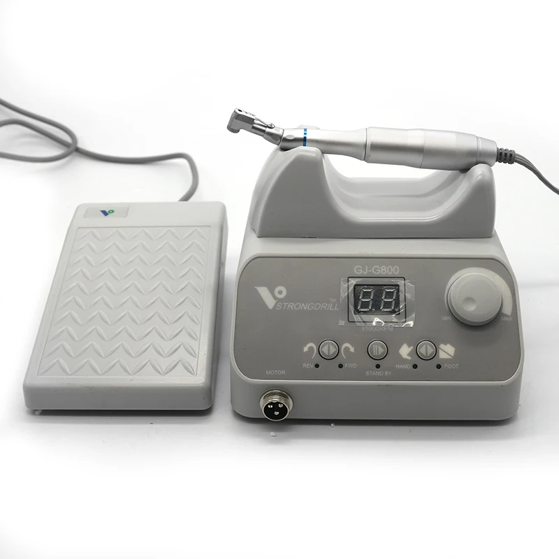 50,000 Rpm Borstelloze Motor, Met Voet Dental Laboratorium Polijsten Kit G800 + W101E Mobiele Tandheelkundige Microcomputer