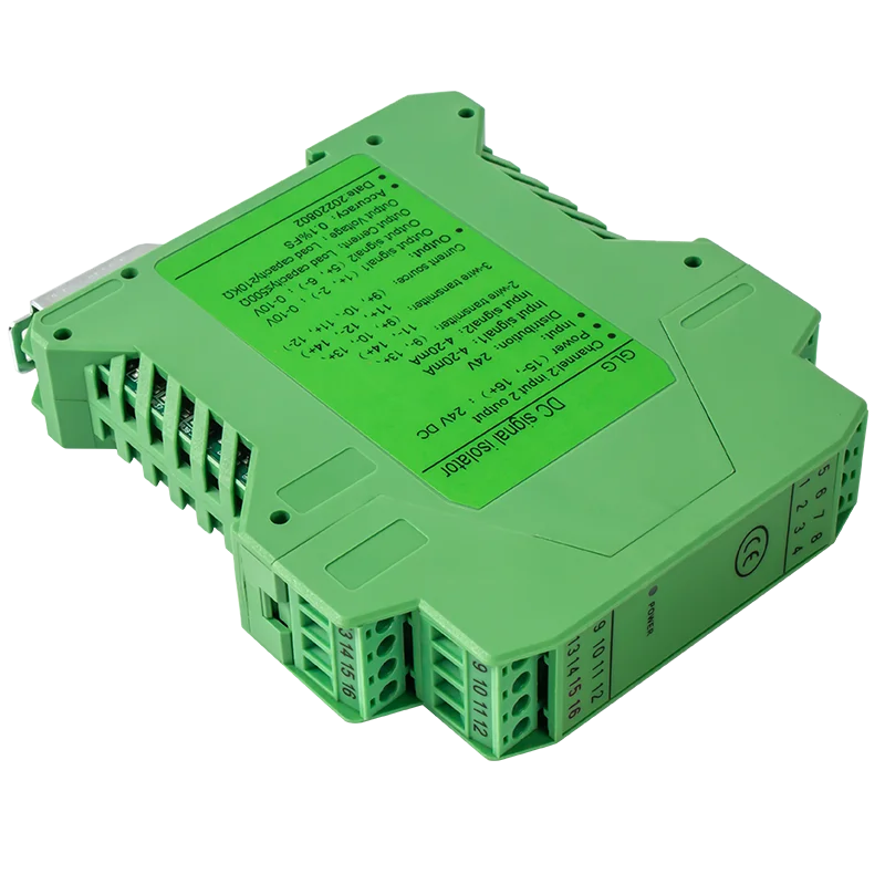 

35mm DIN Rail 4-20mA to 0-10V to 1-5V Analog Signal Isolator 1 In 1 Out 2 In 4 Out Multi-Channel DC 24V Analog Signal Generator