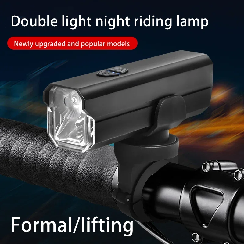 

Aluminium Alloy Reverse Charge 1200 Lumen 2200mAh Type-C Charger Bicycle Headlight LED Bicycle Light with Suspensible