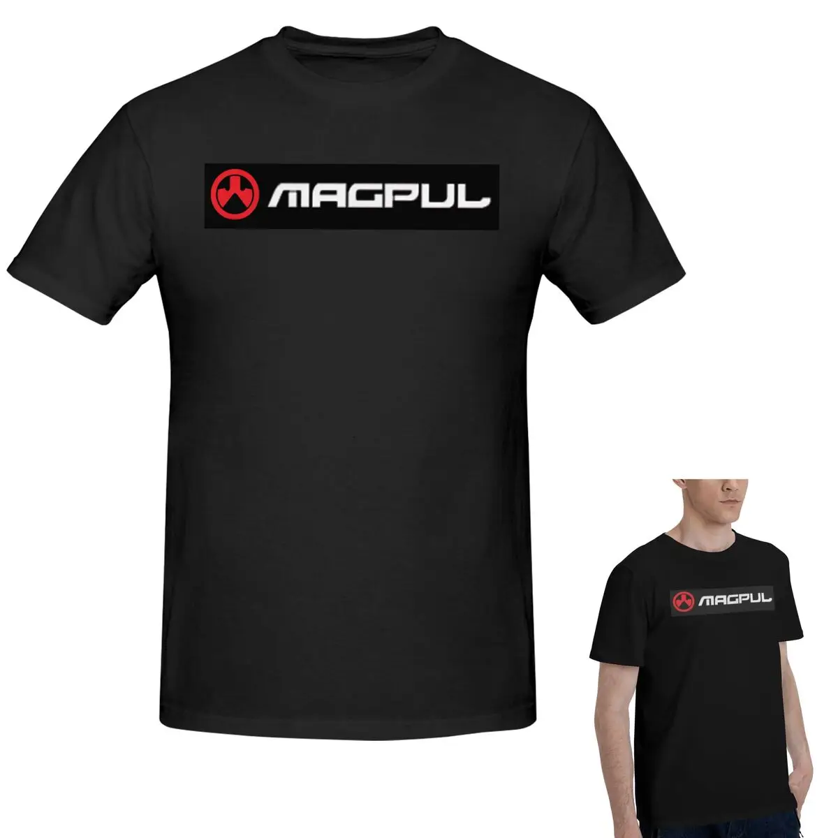 100% القطن Magpul الأسلحة النارية شعار بندقية مسدس Pmags بنادق Ar15 M4 M16 تي شيرت الرجال الكلاسيكية تي شيرت الرجال س الرقبة قمصان صيفية #1