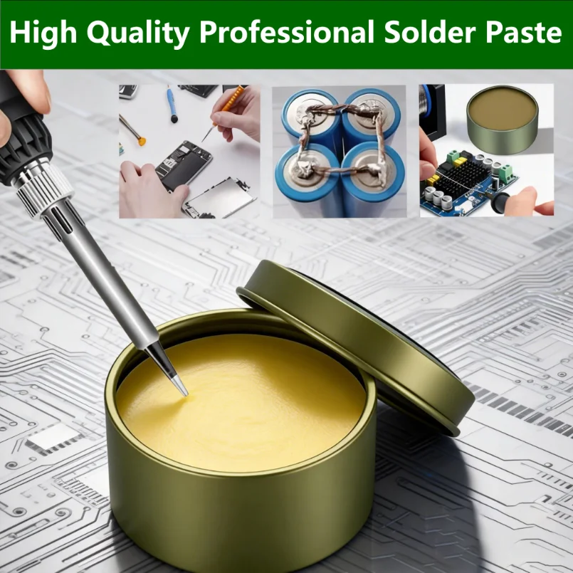 

Solder Paste Rosin Flux 10g/30g/100g Lead-free Welding Flux Iron Repair Welding Paste Soldering Tin Soldering Oil Soldering Flux