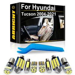 Luces LED para Interior de coche, lámpara Canbus para Hyundai Tucson NX4 2004 2005 - 2016 2017 2018 2019 2020 2021, accesorios para matrícula