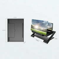 Enlarged Mobile Video Magnifier Desk Holder Foldable Holder Stand Video Amplifier 8 inch Phone Screen Amplifier Stand 5
